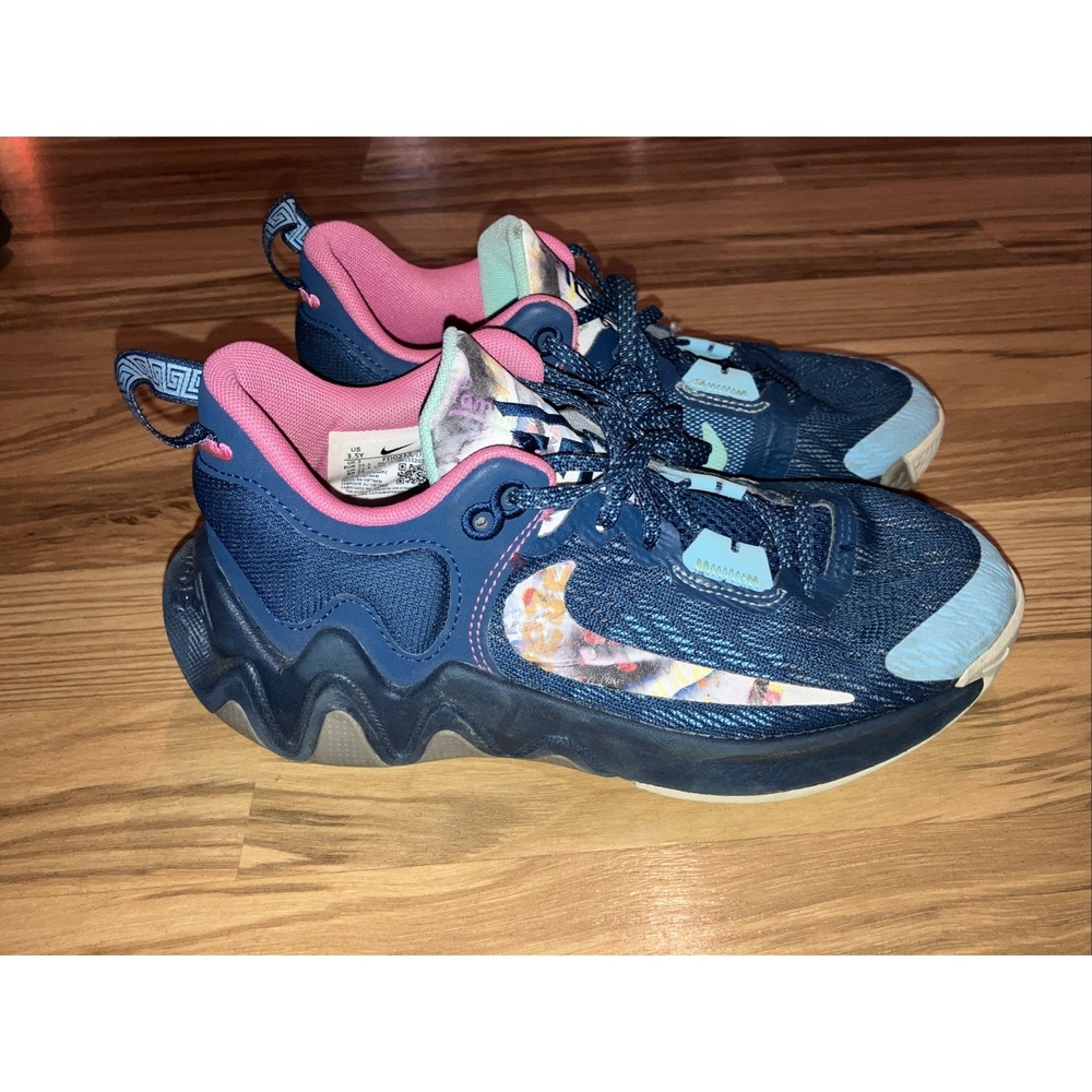Nike Giannis Immortality 2 Valerian Blue Glow FD0213-400 Size 3.5